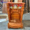Bàn Thờ Ông Địa Xoan Bắc Cột Rồng Có Đèn