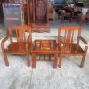 Bộ Bàn Trà Gỗ Sồi 2 Ghế Sang Trọng Giá Xưởng