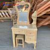 Bàn Trang Điểm Gỗ Sồi Chân Qùy Giá Xưởng