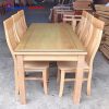 Bộ Bàn Ăn 6 Ghế Gỗ Sồi Sang Trọng Giá Xưởng