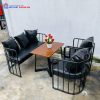 Bộ Bàn Ghế Sofa Cafe Kiểu Vòng Cung