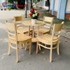 Ghế Cafe Gỗ Cabin Màu Tự Nhiên