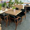 Ghế Cafe Gỗ Cao Cấp Có Tay