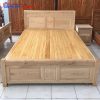 Giường Ngủ Gỗ Sồi Dạt Phản 1M4 Hiện Đại