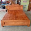 Giường Gỗ Sồi Đầu Cong Dạt Phản 1M6