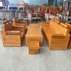 Bộ Sofa Gỗ Sồi Màu Hương Giá Rẻ