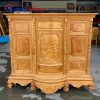 Tủ Thờ Gõ Bụng Phệ 1M8 Sang Trọng Giá Xưởng