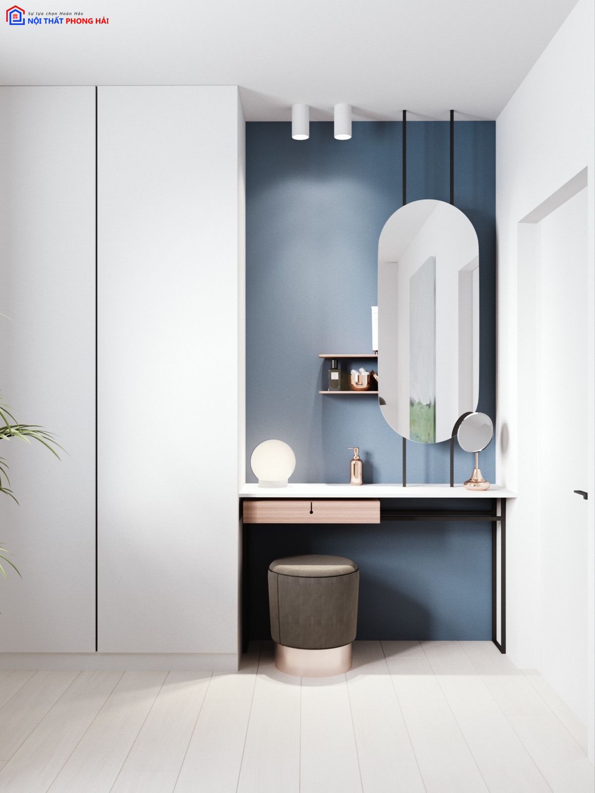 Bàn trang điểm duyên dáng dành cho phái nữ