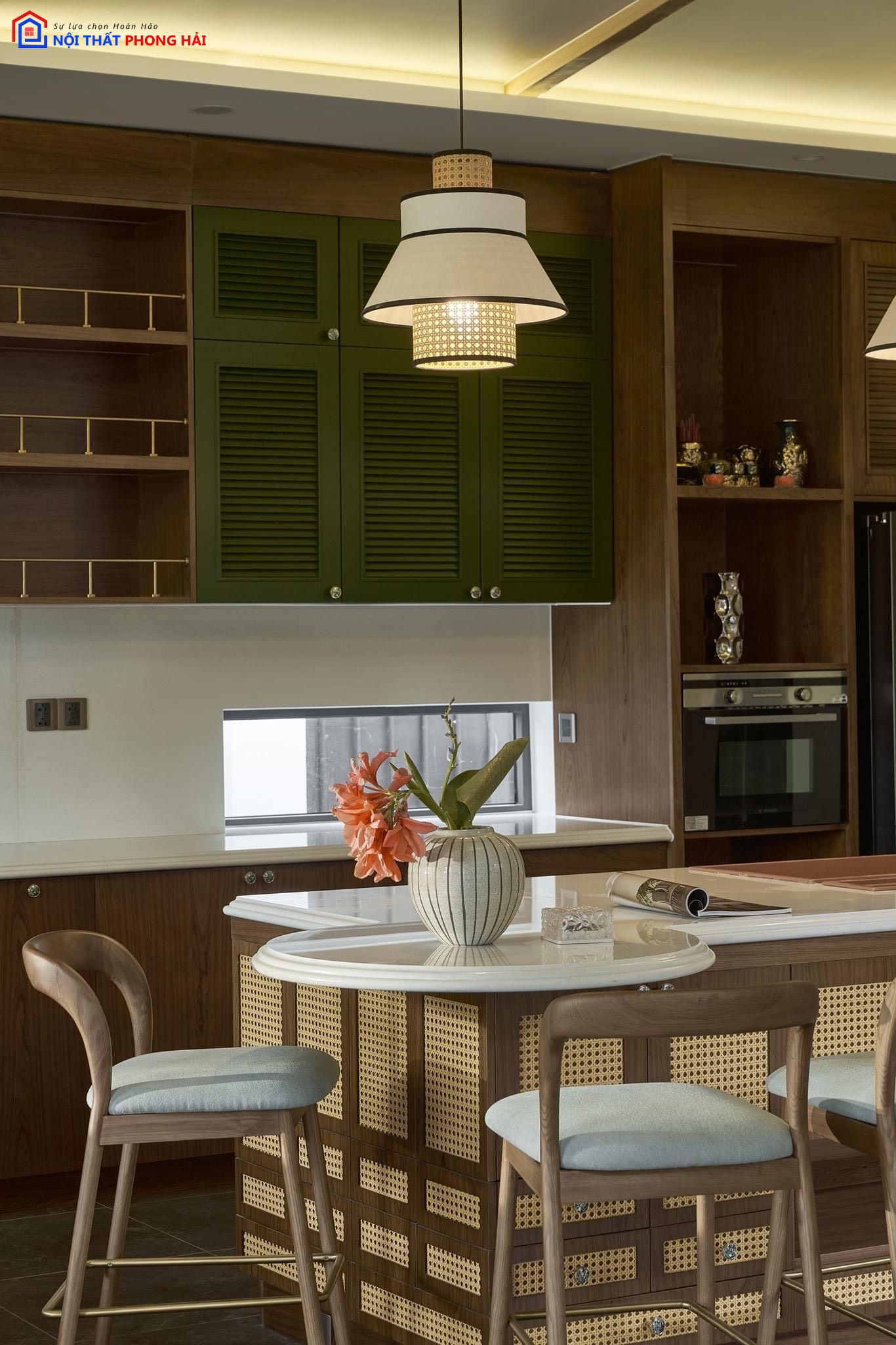 Thi công trọn gói biệt thự phong cách Đông Dương