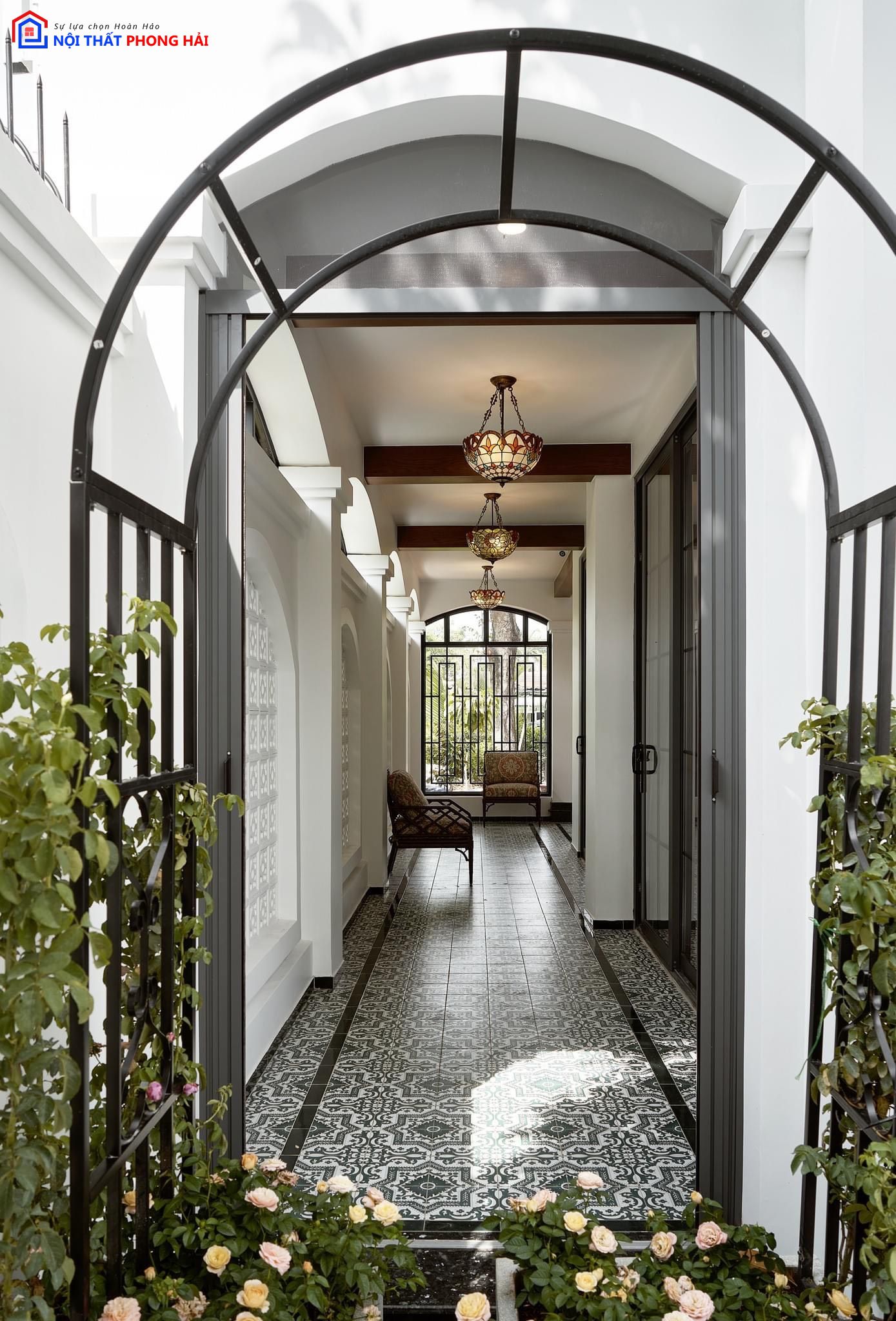 Thi công trọn gói biệt thự phong cách Đông Dương