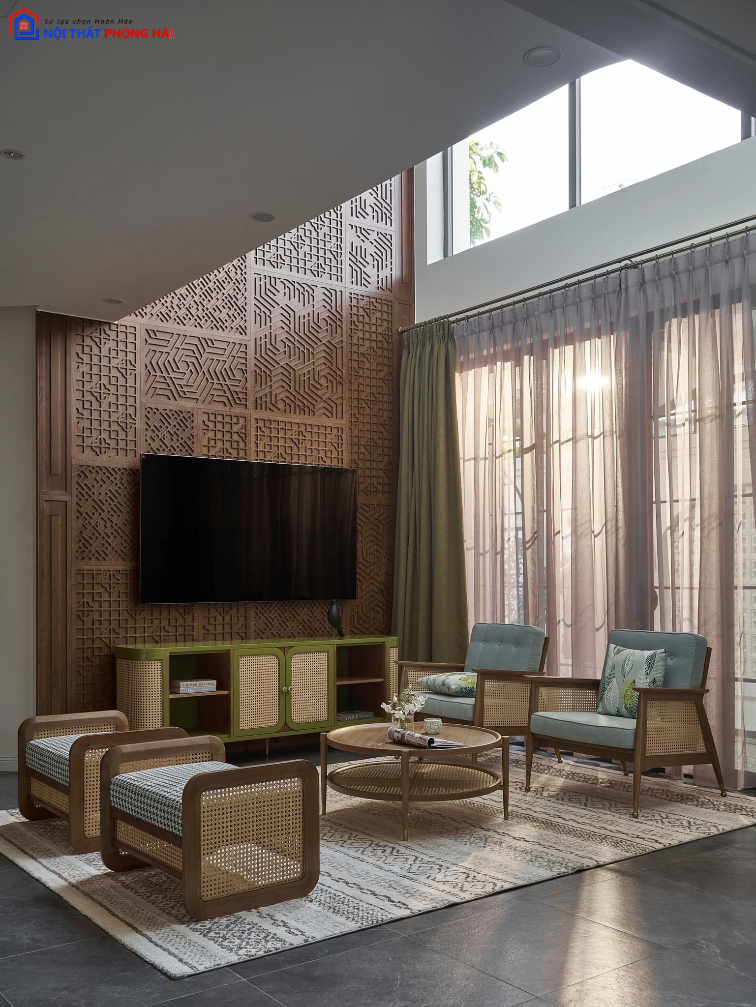 Thi công trọn gói biệt thự phong cách Đông Dương