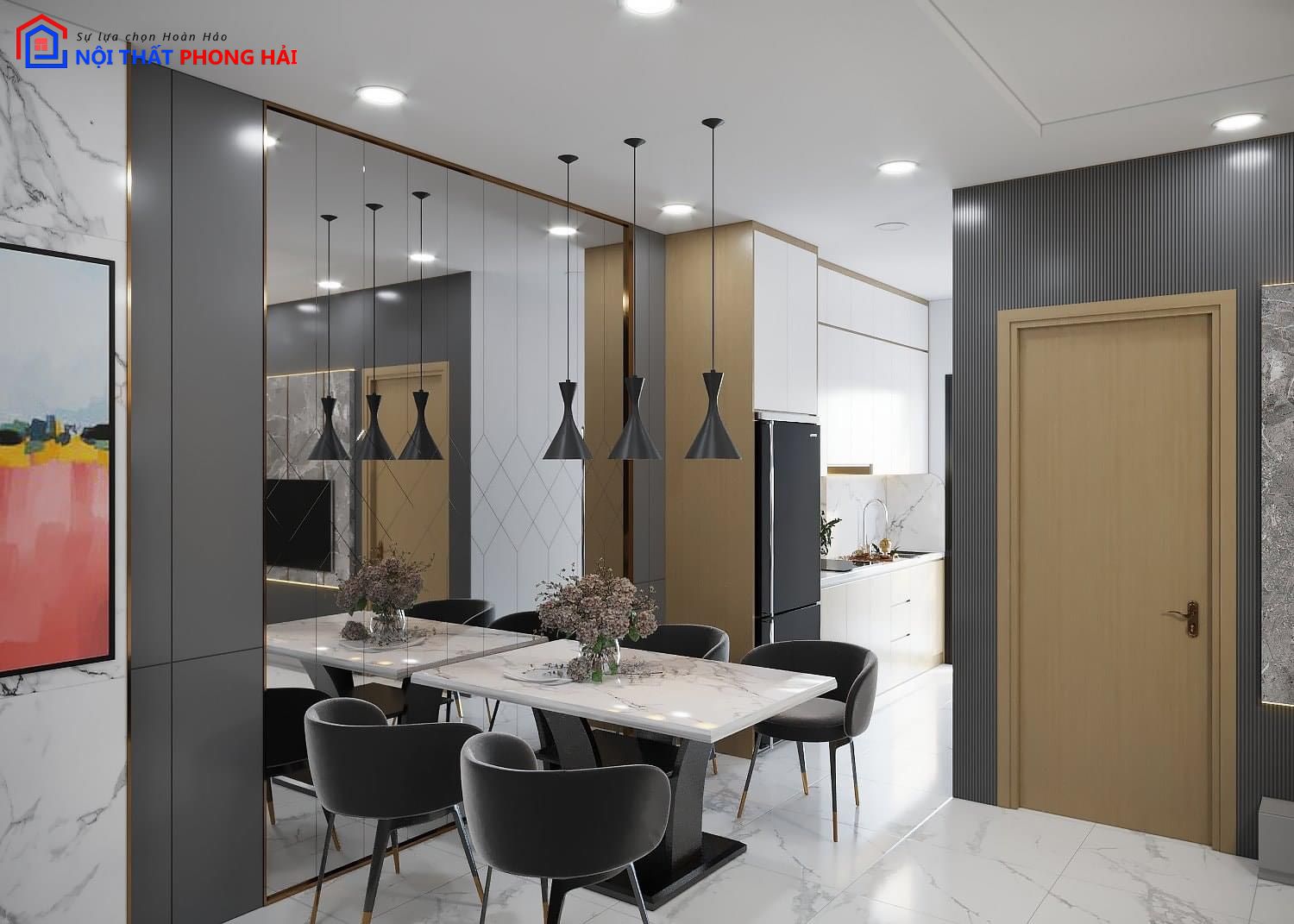 Thiết kế & thi công Căn hộ The Sun Avenue