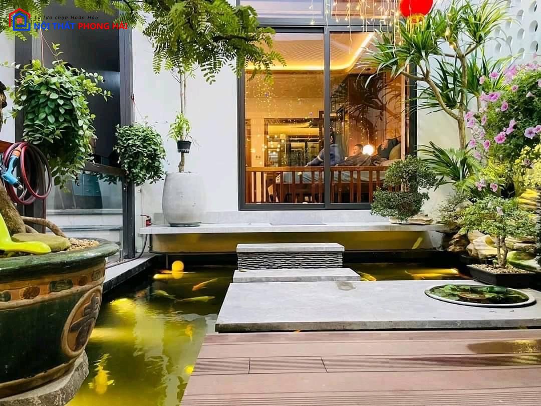 Thi công biệt thự sân vườn Long An