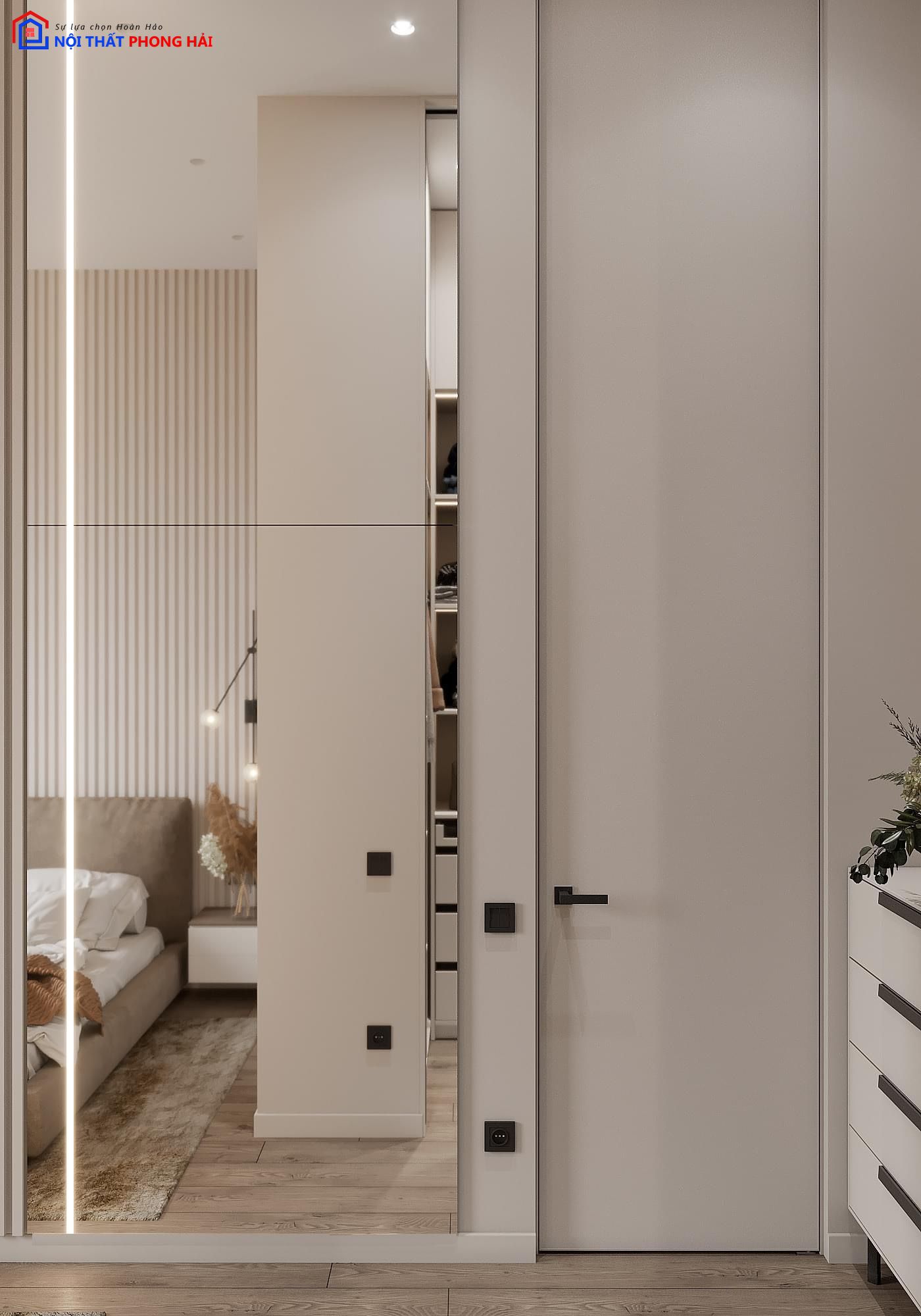 Thiết kế và thi công Căn hộ 2PN Safira Khang Điền