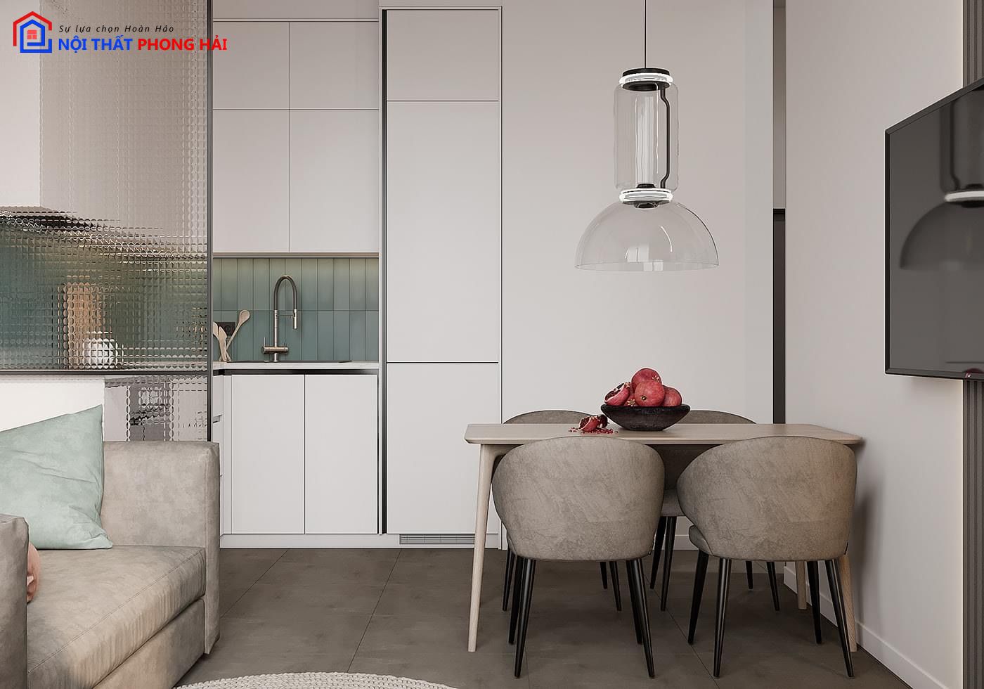 Thiết kế và thi công Căn hộ 2PN Safira Khang Điền