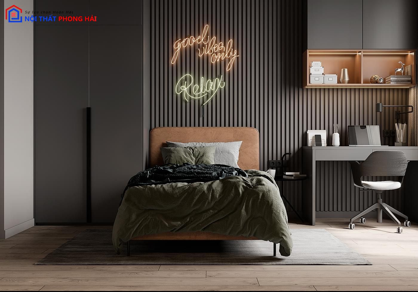 Thiết kế và thi công Căn hộ 2PN Safira Khang Điền