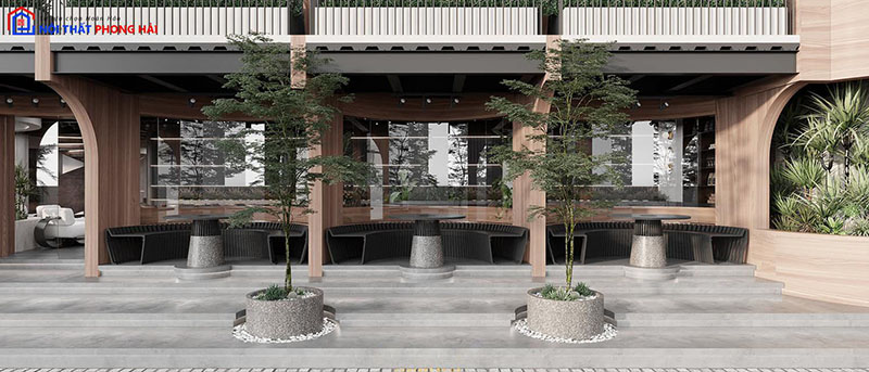 Thi công trọn gói Homestay & Cafe Hồng Hải