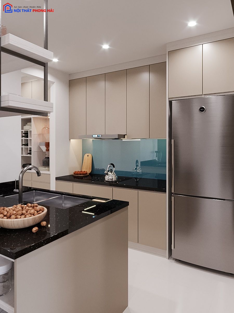 Thiet ke chung cu 2PN dep me ly