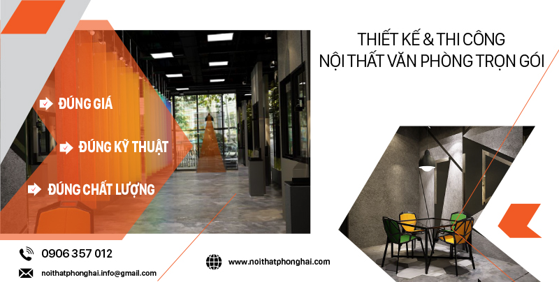 Thiết kế và thi công nội thất văn phòng trọn gói TPHCM