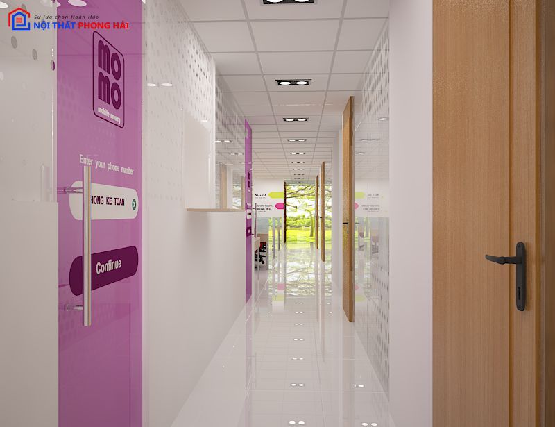 Thiết kế văn phòng Momo