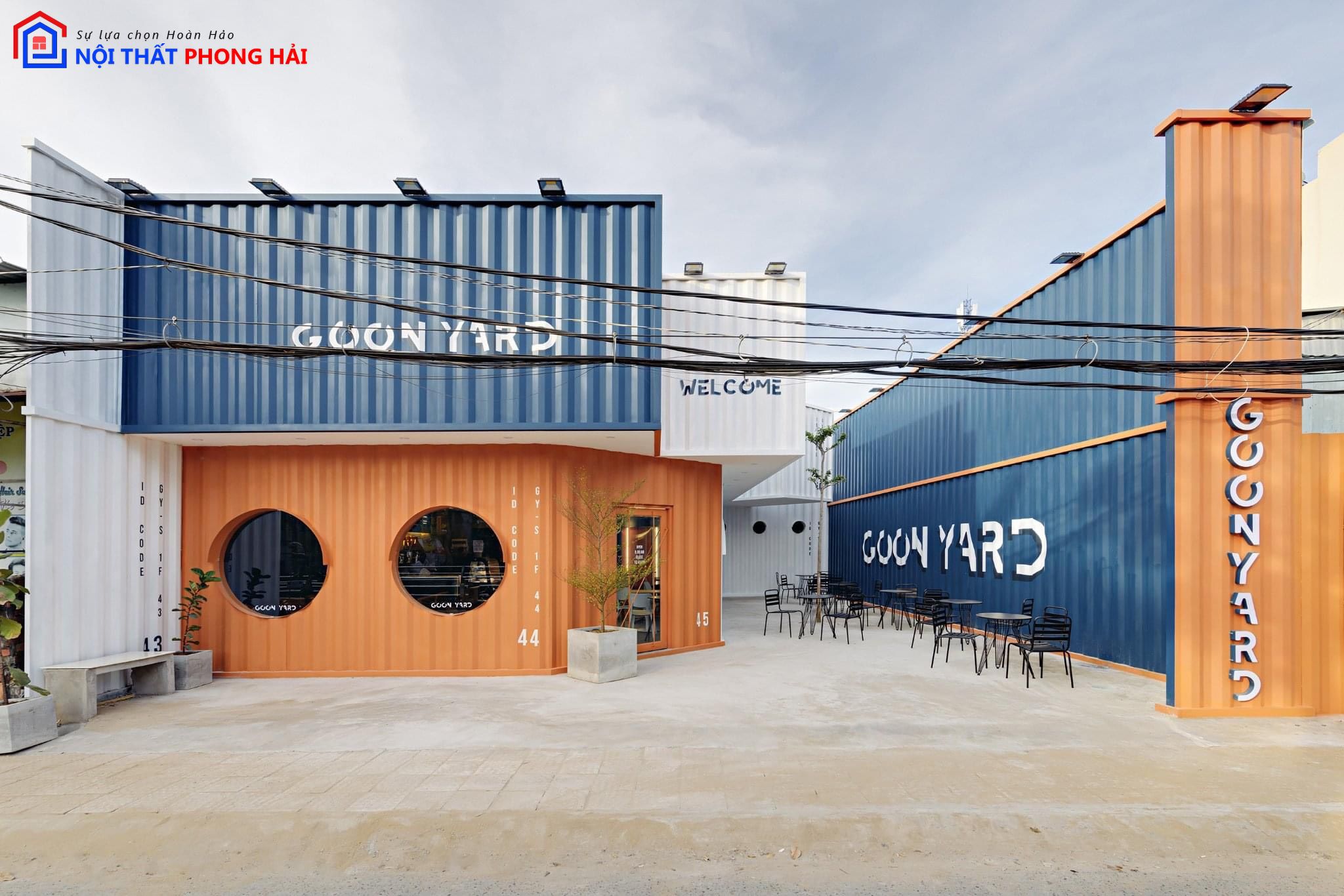 Thiết kế và thi công trọn gói cafe Goon Yard