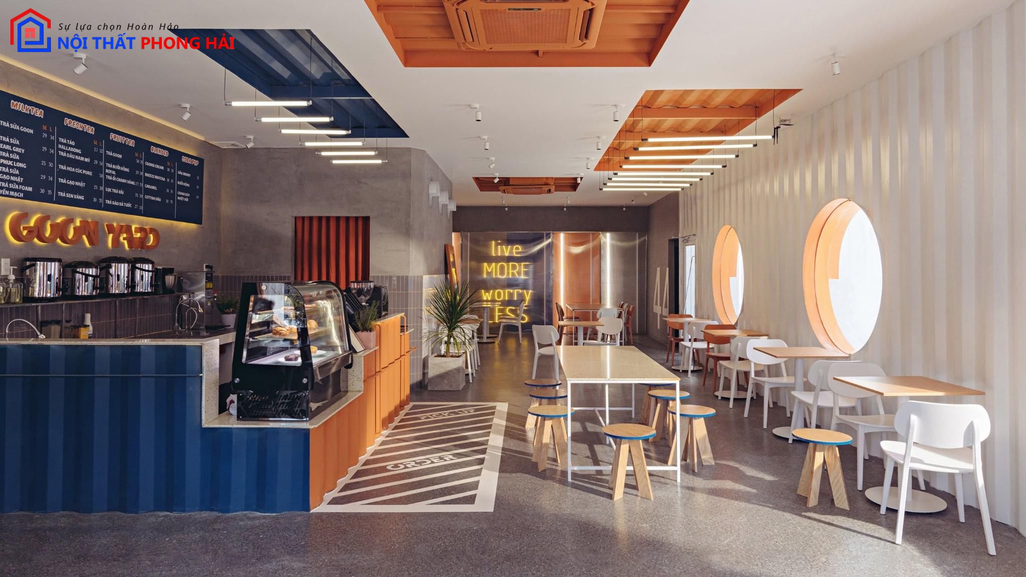 Thiết kế và thi công trọn gói cafe Goon Yard