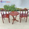 Bộ Bàn Trà Gỗ Tràm 2 Ghế Đẹp Giá Rẻ (2 Mẫu)