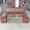 Bộ Sofa Bed Bọc Da Sang Trọng (2 Màu)