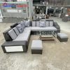 Bộ Sofa Chữ L Màu Xám Sang Trọng
