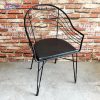 Ghế Cafe Khung Sắt Đen Độc Đáo