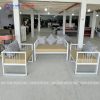Bộ Sofa Khung Sắt Màu Trắng Trẻ Trung
