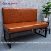 Ghế Sofa Băng Chân Sắt Bọc Da
