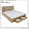 Giường Gỗ 1M2 Có Hộc Ốp Nệm Sang Trọng