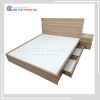 Giường Ngủ 1M6 Có Hộc Màu Cafe Đẹp
