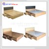 Giường Ngủ 1M6 Có Hộc Ốp Nệm Hiện Đại