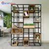 Kệ Trang Trí Vách Ngăn Nhiều Ô Khung Sắt