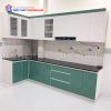 Tủ Kệ Bếp Màu Xanh Hiện Đại