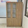 Tủ Hồ Sơ Gỗ Cửa Kính 1M2x2M Hiện Đại