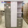 Tủ Quần Áo Nhựa 2 Cánh 3 Hộc