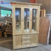 Tủ Rượu Vuông Gỗ Sồi 3 Cánh Giá Rẻ
