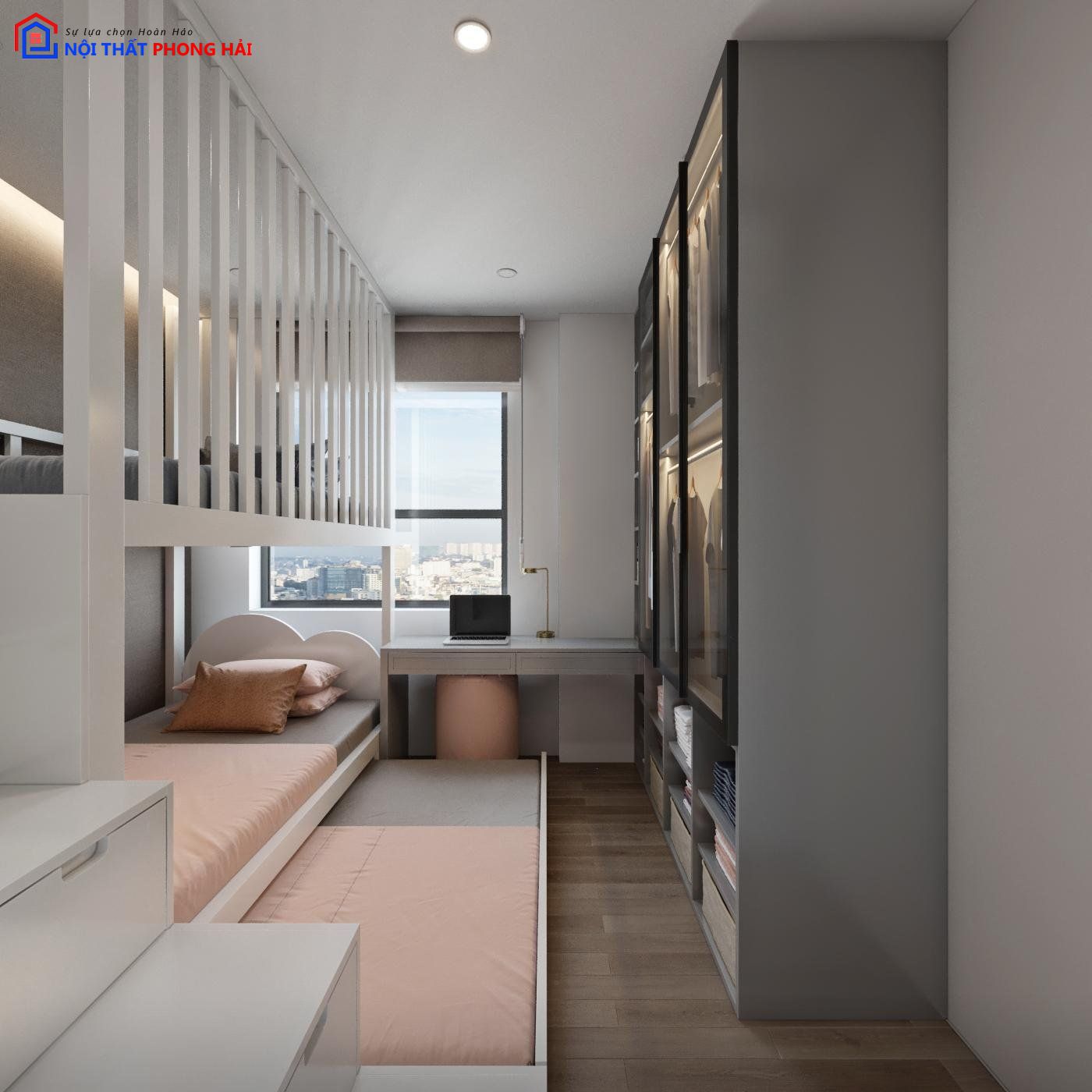 Thiết kế & thi công Căn hộ Dragon Thủ Thiêm