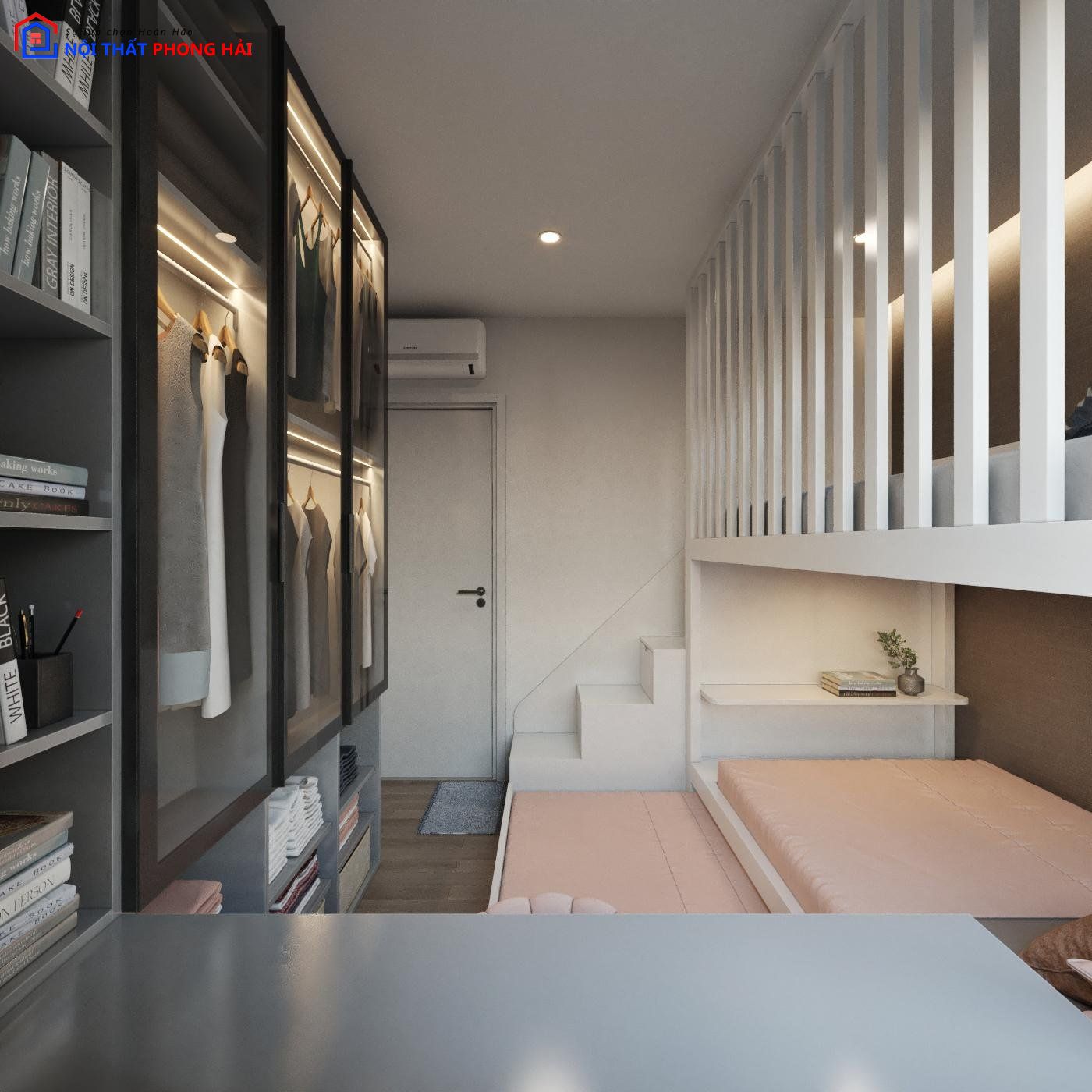 Thiết kế & thi công Căn hộ Dragon Thủ Thiêm