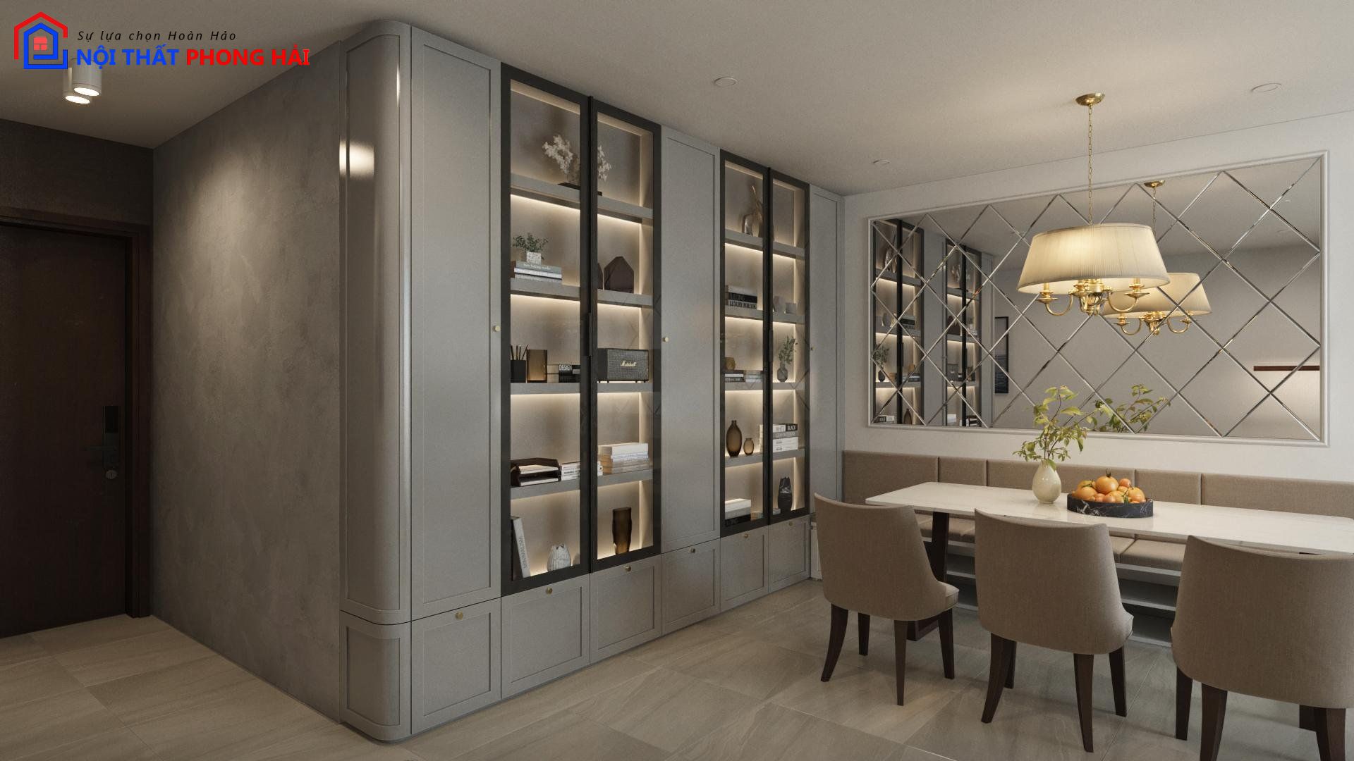 Thiết kế & thi công Căn hộ Dragon Thủ Thiêm