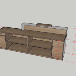 quầy lễ tân gỗ MDF chống ẩm