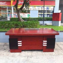 Bàn Giám Đốc 1m8 Phối Màu Đen Trắng