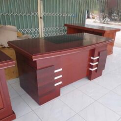 Bàn Giám Đốc 1m8 Phối Màu Đen Trắng