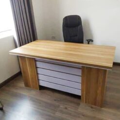 Bàn Giám Đốc Mặt Vân Gỗ 1m4 Hiện Đại