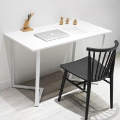 Bàn Gỗ Chân Chữ V 1m Tối Giản