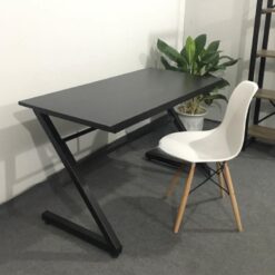 Bàn Gỗ Chân Sắt Chữ Z Đen 1m Tối Giản