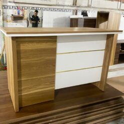 Bàn Gỗ MDF 2 Tủ Hồ Sơ Hiện Đại